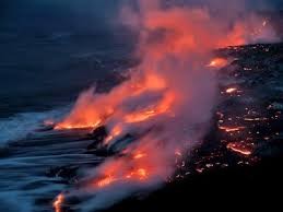  The houses destroyed by the volcano in Hawaii