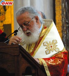 Georgia`s Catholicos Patriarch Ilia II conducted holy mass in St. Trinity Cathedral