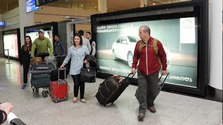 Wounded Military return to homeland after undergoing rehabilitation in US