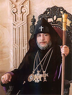 Armenian Patriarch Garegin II  visits  Tbilisi