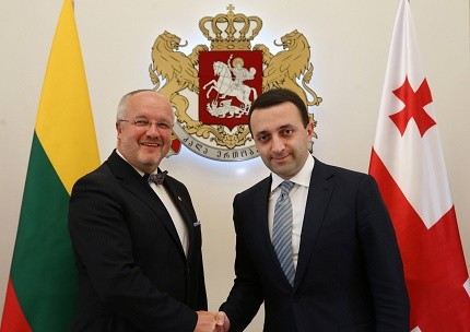 Irakli Garibashvili met the Minister of Defense of Lithuania