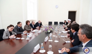 Information on the meeting held between the Georgian Foreign Minister and members of the Georgian-Iranian parliamentary friendship group of the Islamic Republic of Iran