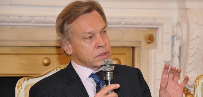 Pushkov  tells Russian Georgian relations to be normalized after elections