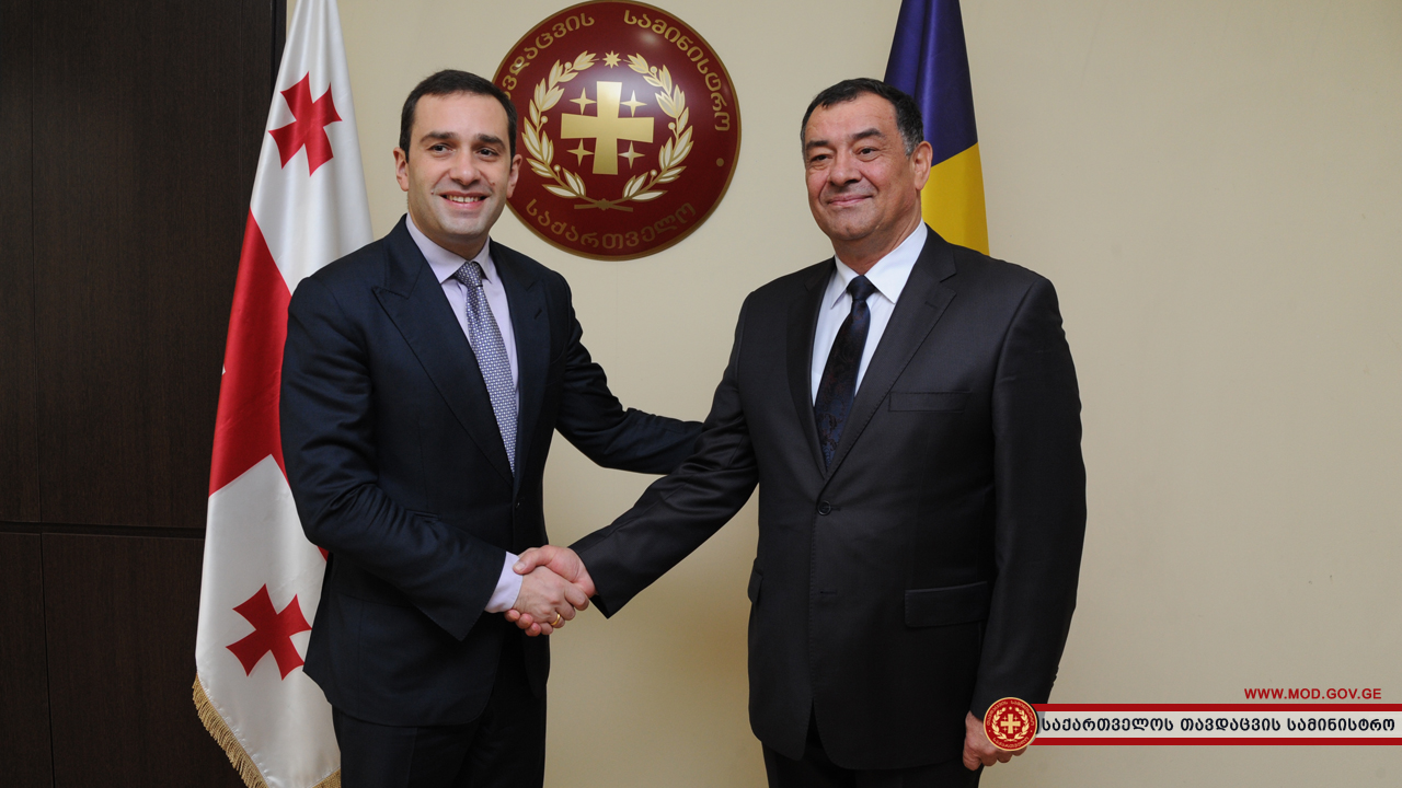 Minister of Defence of Georgia Meets his Moldavian counterpart 